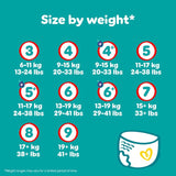 Pampers Baby-Dry extra absorption nappy pants size 5+, imported from the UK