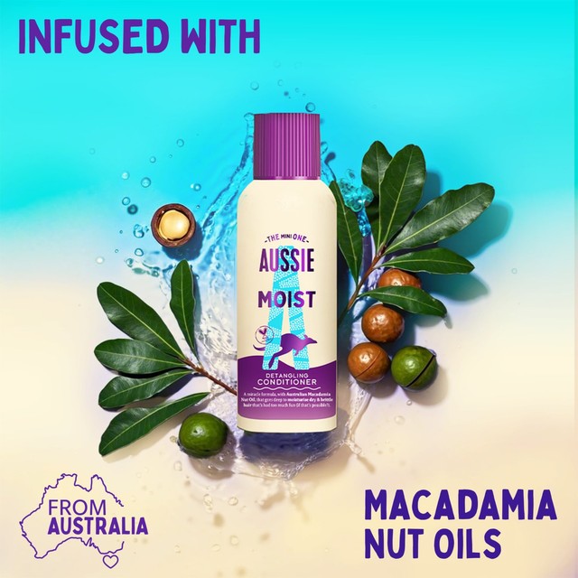 Aussie Miracle Moist travel hair conditioner - British product