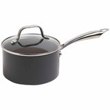 M&S M&S Chef Hard Anodised Saucepan Black Mix 16cm- Buy online at McGrocer