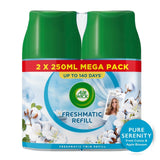 M&S Airwick Pure Serenity Fresh Cotton & Apple Blossom Freshmatic Twin Refill Air Freshener- Buy online at McGrocer