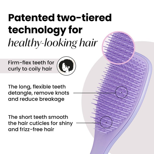 Tangle Teezer Ultimate Detangler Naturally Curly Purple Passion hairbrush (British brand)