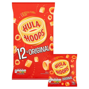 Hula Hoops Original Potato Rings Crisps Multipack 12 x 24g