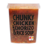 M&S M&S Chunky Chicken & Chorizo Soup 600g- Buy online at McGrocer