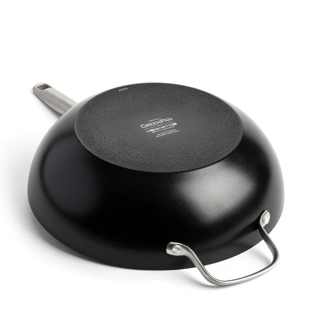 GreenPan Copenhagen Aluminium Non-Stick 30cm 4.8L wok, UK version