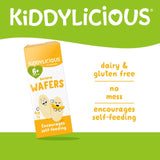 Kiddylicious mini wafers banana 4 x 4g, UK version
