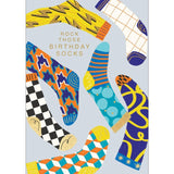 Abacus Birthday Socks card 126 x 179mm, imported from the UK
