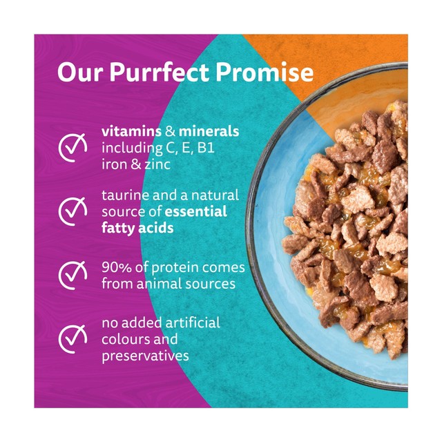Whiskas Surf & Turf cat food pouches 12 x 85g (British brand)