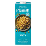 PLENISH organic soya unsweetened drink 1L, imported from the UK