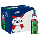 Kronenbourg 1664 Bière lager beer 12x275ml bottles, UK version