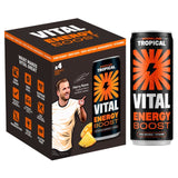 M&S Vital Natural Energy Sparkling Tropical Energy Drink- Buy online at McGrocer