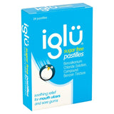 Iglu sugar-free mouth pain relief pastilles 24 pack, UK version