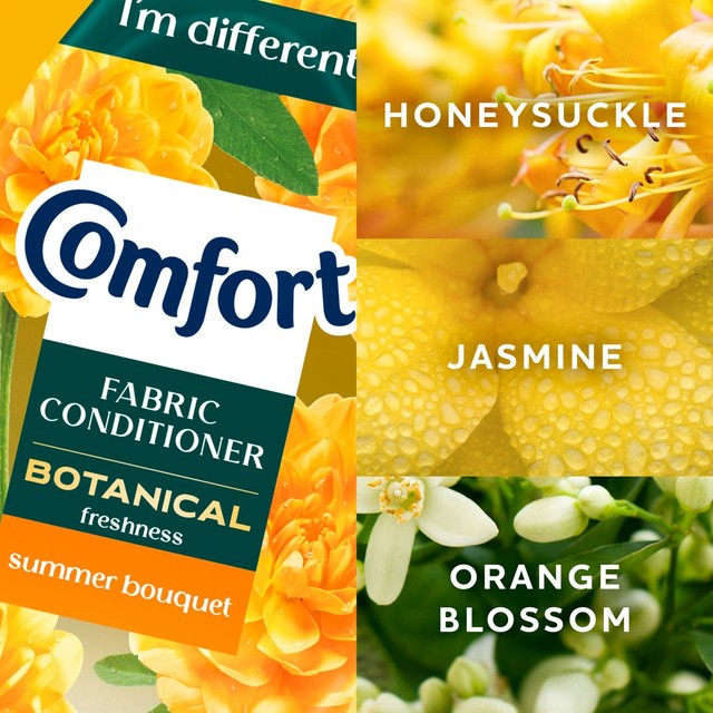 Comfort fabric conditioner Summer Bouquet 64 washes - British product