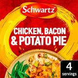M&S Schwartz Chicken Bacon & Potato Pie Recipe Mix 35g- Buy online at McGrocer