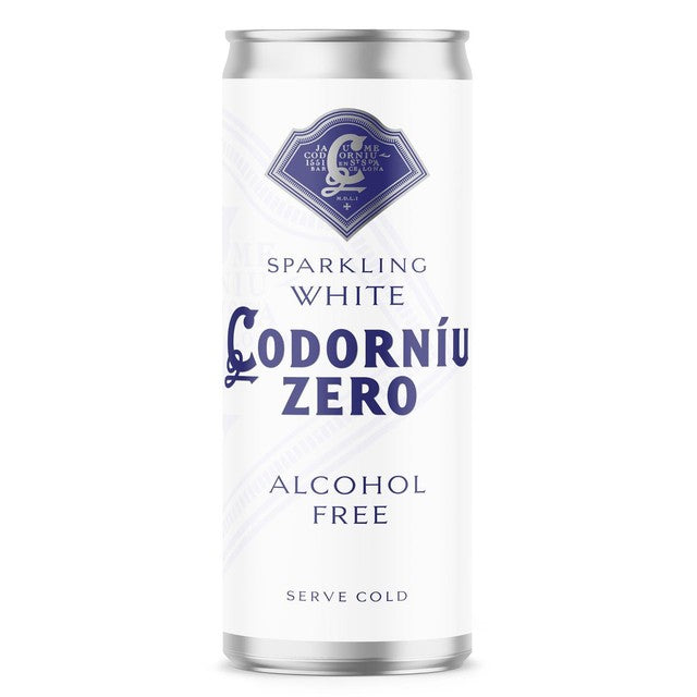Codorniu Zero White alcohol-free sparkling wine 25cl - British product