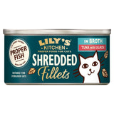 M&S Lily's Kitchen Shredded Fillets Tuna and Salmon in Broth Wet Cat Food 70g- Buy online at McGrocer