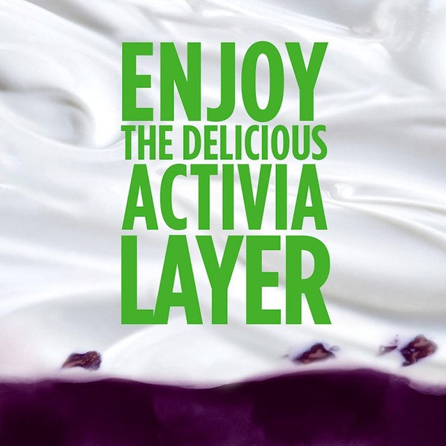 Activia Blueberry Acai gut health fruit yogurt multipack 4 x 120g - British product