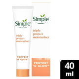 M&S Simple Glow+ Triple Protect Moisturiser SPF30 Day Cream 40ml- Buy online at McGrocer