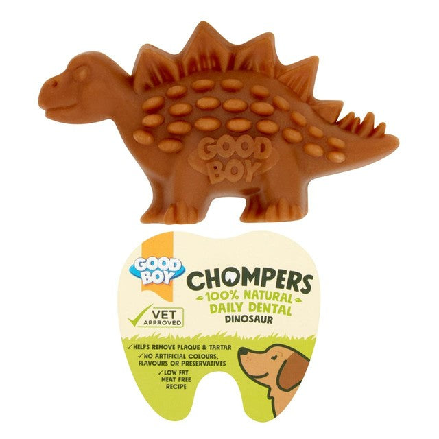 Good Boy Chompers Dental Dino Chew for dogs, UK version