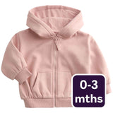 M&S pink hoodie 0-3 months, imported from the UK