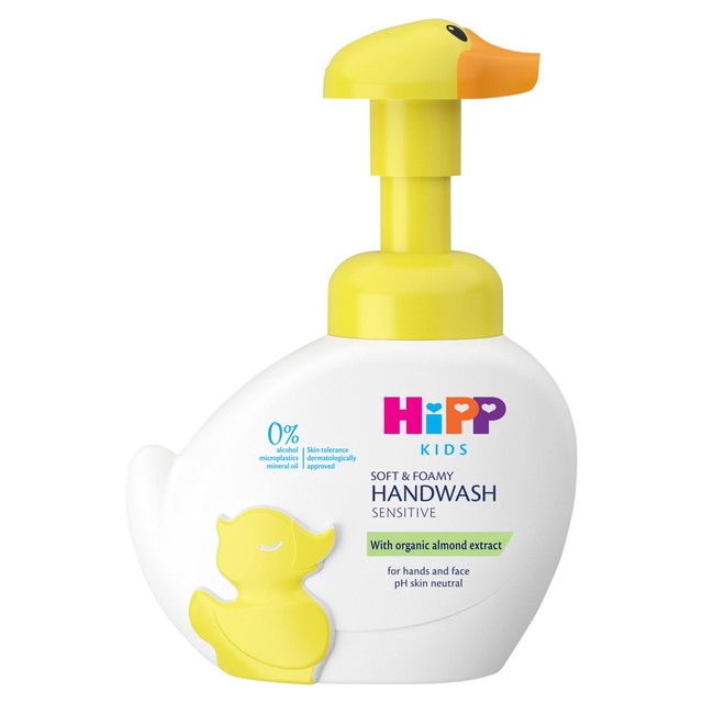 HiPP kids soft and foamy duck handwash 250ml, UK version