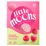M&S Little Moons Raspberry Mochi Ice Cream Bites 6 x 32g- Buy online at McGrocer