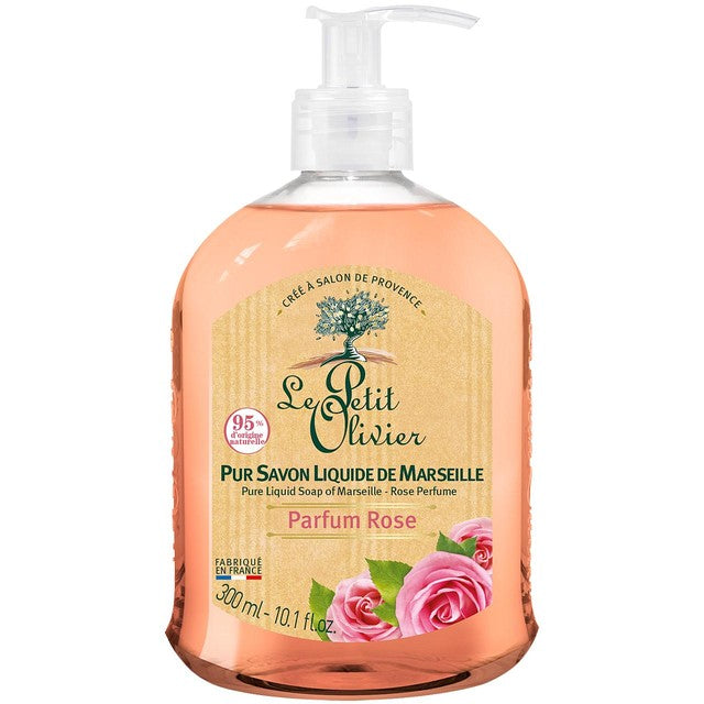 Le Petit Olivier Rose liquid soap 300ml, UK version