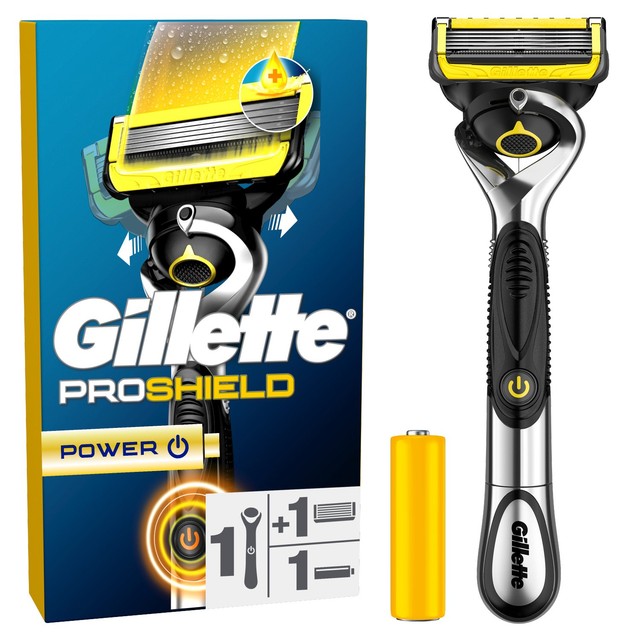Gillette ProShield Power Razor Men's Electric Razor, UK version