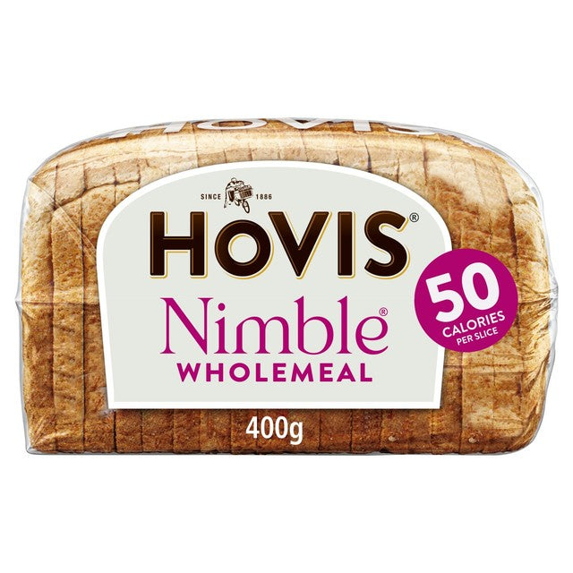 Hovis Nimble Wholemeal bread 400g, UK version