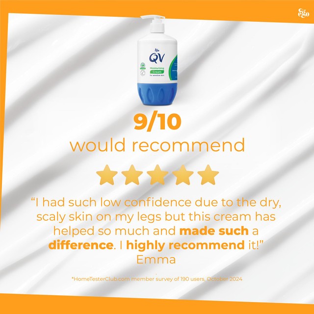 QV moisturising cream 500g, imported from the UK