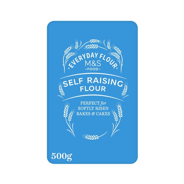 M&S Self Raising Flour 500g, imported from the UK