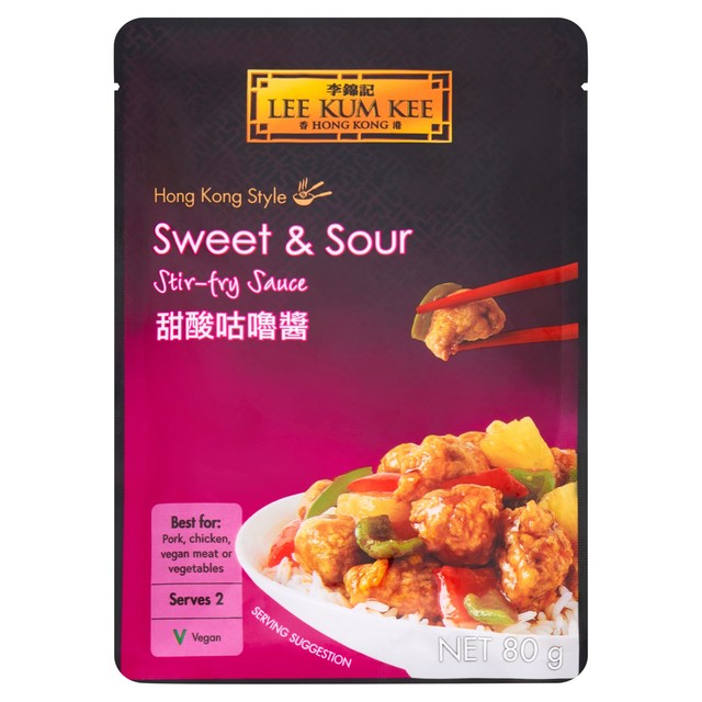 Lee Kum Kee sweet & sour stir fry sauce 80g, UK version