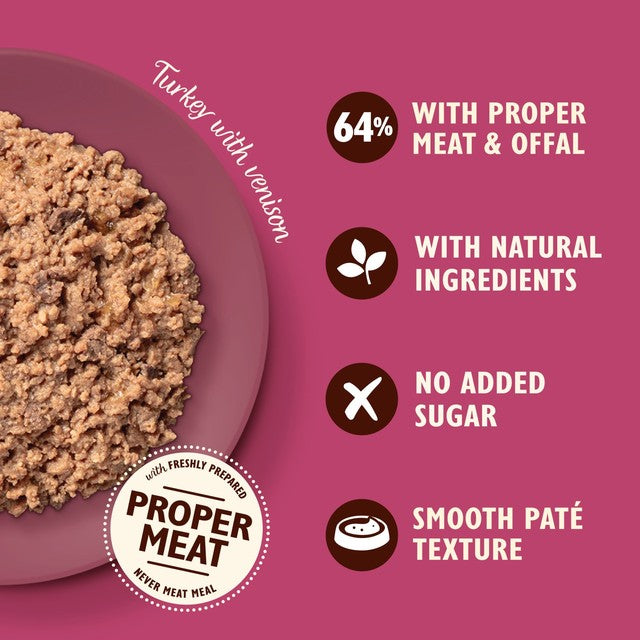 Lily's Kitchen cat pate turkey and venison - British product