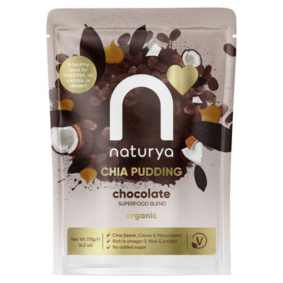 Naturya Organic Chocolate Chia+ Pudding Superfood Blend 175g