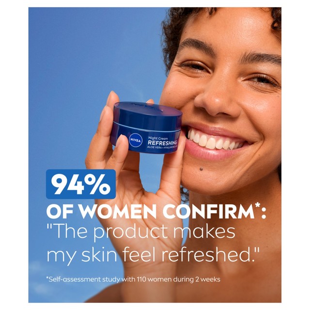 Nivea night face moisturiser for normal skin, imported from the UK