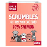 Scrumbles wet dog food pate grain free salmon 395g (British brand)