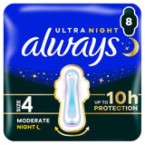 Always Ultra Secure Night sanitary pads Size 4 - British product
