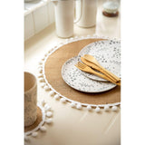 Natural Elements hessian placemats set of four, imported from the UK