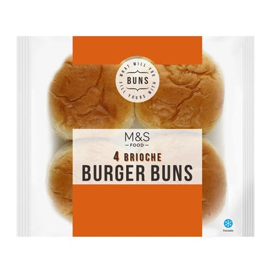 M&S M&S Pains à Burger Briochés Suprêmes 4 Pièces - Acheter en ligne chez McGrocer