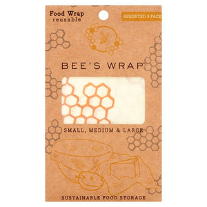 Bee's Wrap Reusable Food Wraps Assorted