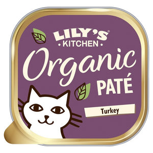 Lily's Kitchen Organic Turkey Dinner Cat Food Paté 85g
