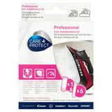 Care+Protect iron maintenance kit with 6 x 5ml descaler capsules and 20g cleaning stick - British product