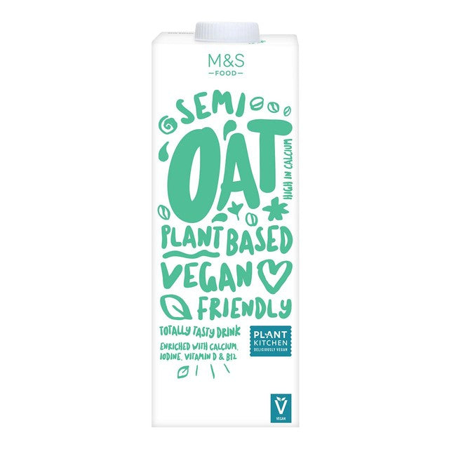 M&S Plant Kitchen oat drink 1L, imported from the UK