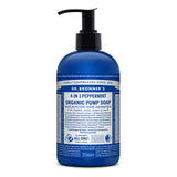 M&S Dr Bronner's Peppermint Organic Multi-Purpose Pump Liquid Soap 355ml- Buy online at McGrocer
