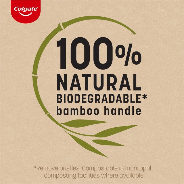 Colgate Bamboo Charcoal Soft Manual Toothbrush - British product