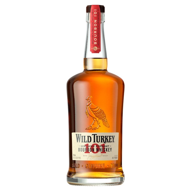 Wild Turkey 101 Kentucky Bourbon Whiskey 70cl (British brand)