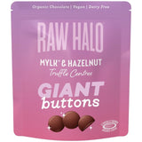 M&S Raw Halo Mylk & Hazelnut Vegan Giant Chocolate Buttons 90g- Buy online at McGrocer