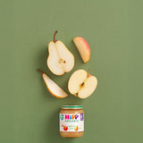 HiPP Organic apple and pear baby food jar 125g - British product