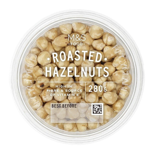 M&S roasted blanched hazelnuts 280g, imported from the UK