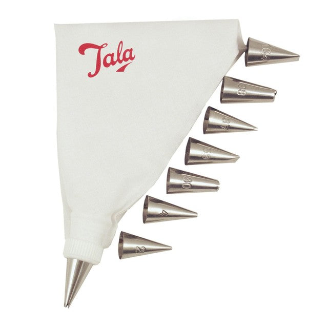 Tala Icing Bag Set 8 Nozzles 30cm (British brand)