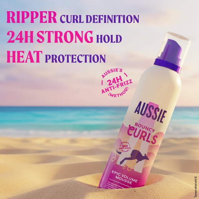 Aussie Curls Mousse hair mousse - British product